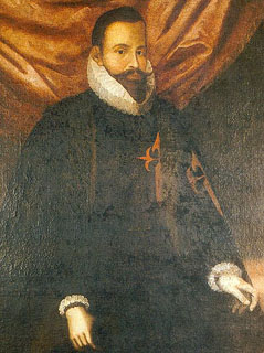 Retrato de don Blasco Núñez Vela y Villalba. Capitán de mar y Tierra.