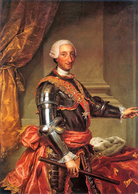 Retrato al óleo del rey don Carlos III