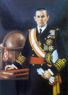 Retrato de don Cristóbal Colón de Carvajal y Maroto. Cortesía del Museo Naval. Madrid.
