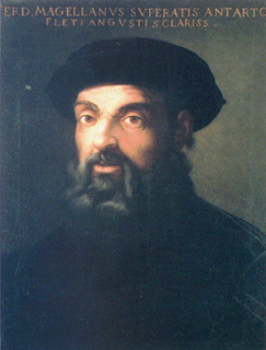 Retrato de Fernando de Magallanes, navegante y descubridor de origen portugués, a las órdenes del Rey de España, quien descubrió el estrecho de su apellido al Sur del continente americano.