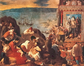 Recuperación de Bahía de Todos los Santos, por Juan Bautista Maino.