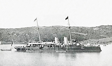  Foto del crucero Alfonso XIII.