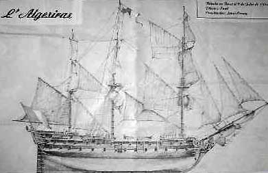  Representación del navío Algeciras.