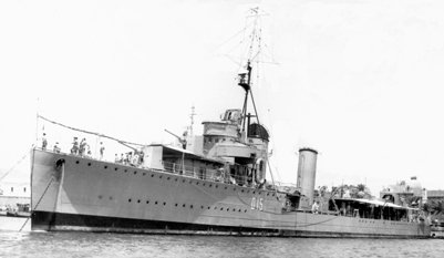  Foto del destructor Almirante Miranda.