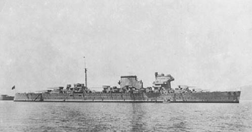 Crucero Canarias en su primera época.