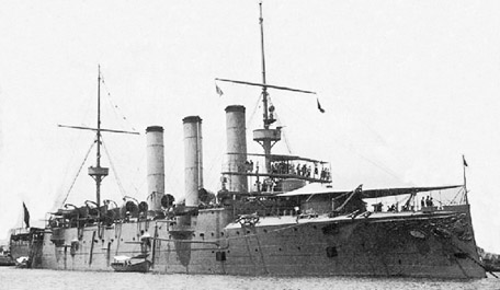  Foto del crucero protegido Carlos V.