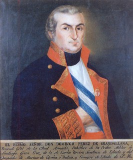 Retrato al oleo de don Domingo Pérez de Grandallana y Sierra.