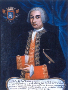 Retrato al oleo de don Francisco de Lastarria y de Sendargorta.