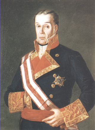  Retrato de don Felipe de Villavicencio y Sarsana. Jefe de escuadra de la Real Armada Española.