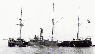  Foto del crucero Isabel II.