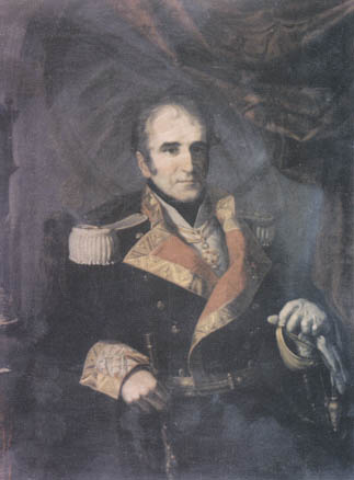 Oleo de don José Sánchez Cerquero. Brigadier de la Real Armada Española. Ingeniero. Astrónomo. Matemático.
