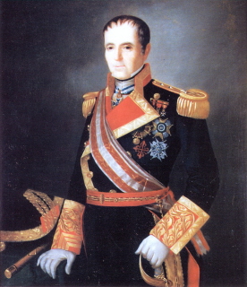Retrato de don José María Chacón y Sarraoa. Teniente general de la Real Armada Española.