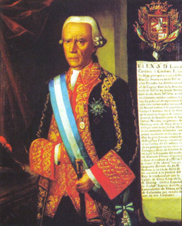 retrato de don Luis de Córdova y Córdoda. Segundo capitán general de la Real Armada Española.