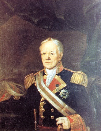 Óleo de don Manuel de Cañas-Trujillo y Sánchez de Madrid. Teniente general de la Real Armada. Ministro de Marina.