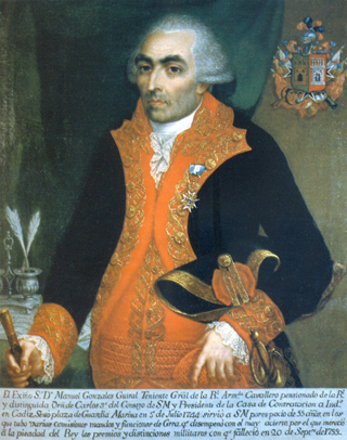  Retrato de don Manuel González de Guiral y Corral. Teniente General de la Real Armada Española. Consejero de Estado.