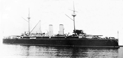  Foto del crucero protegido Almirante Oquendo.