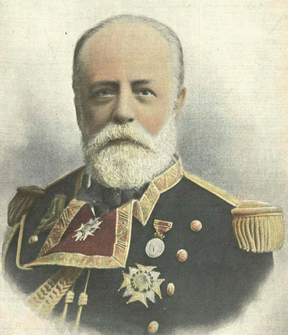 Foto de don Pascual publicada en color en la revista Nuevo Mundo, núm. 230. Año V. Madrid, 1 de junio de 1898. Biblioteca Nacional de España. Hemeroteca Digital.