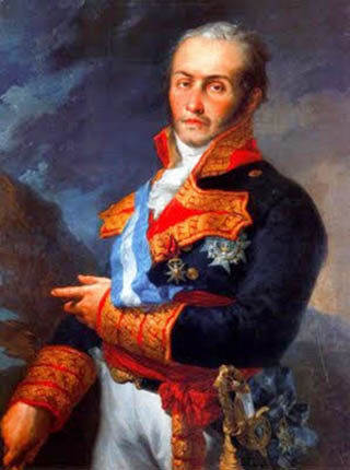 Óleo de don Pedro Caro Surera. III Marqués de la Romana. Capitán de fragata de la Real Armada Española. Capitán General del Ejército.