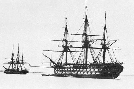 Foto del navío Rey Don Francisco de Asís.