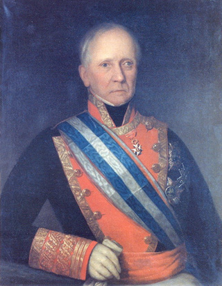  Retrato de don Roque Guruceta y Aguado. Teniente general de la Real Armada. Cruz de caballero de la Real y Muy Distinguida Orden Española de Carlos III, pensionada.