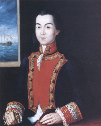 Retrato al oleo de don Tomás Geraldino y Geraldino. Brigadier de la Real Armada Española.